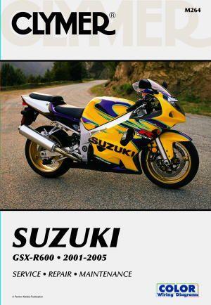 MANUAL Suzuki GSXR600 01-05, CLYMER M264 REPAIR Maintenance