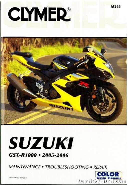 MANUAL Suzuki GSX-R1000 05-06, CLYMER M266 REPAIR Maintenance