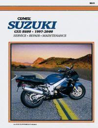 MANUAL Suzuki GSX-R600 (97-00), CLYMER M331 REPAIR Maintenance