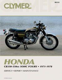 MANUAL Honda CB350-550, CLYMER M332 REPAIR Maintenance
