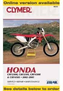 MANUAL CRF250/450R/X 02-5, CLYMER