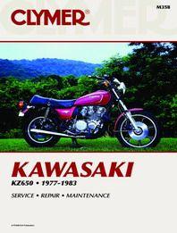 MANUAL Kawasaki KZ650 77-83, CLYMER M358 REPAIR Maintenance