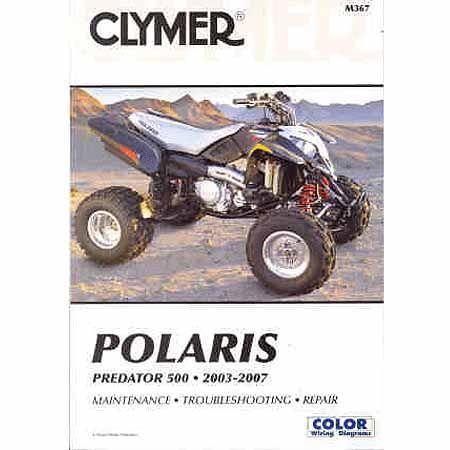 MANUAL POLARIS PREDATOR CLYMER