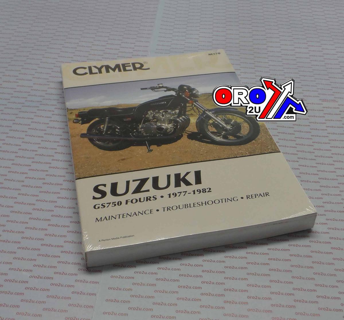 MANUAL Suzuki GS750 Fours, CLYMER M370 REPAIR Maintenance