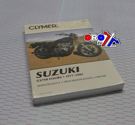 MANUAL Suzuki GS750 Fours, CLYMER M370 REPAIR Maintenance