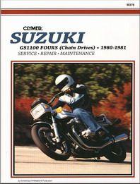 MANUAL Suzuki GS100 Fours, CLYMER M378 REPAIR Maintenance