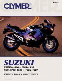 MANUAL Suzuki Katana 600, CLYMER M383 REPAIR Maintenance