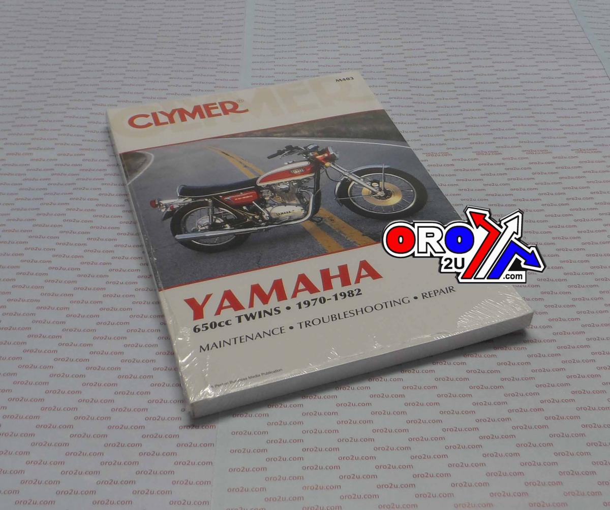 MANUAL 650cc Twins 1970-82, CLYMER M403 REPAIR Maintenance
