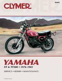 MANUAL XT/TT 500 SINGLES, CLYMER