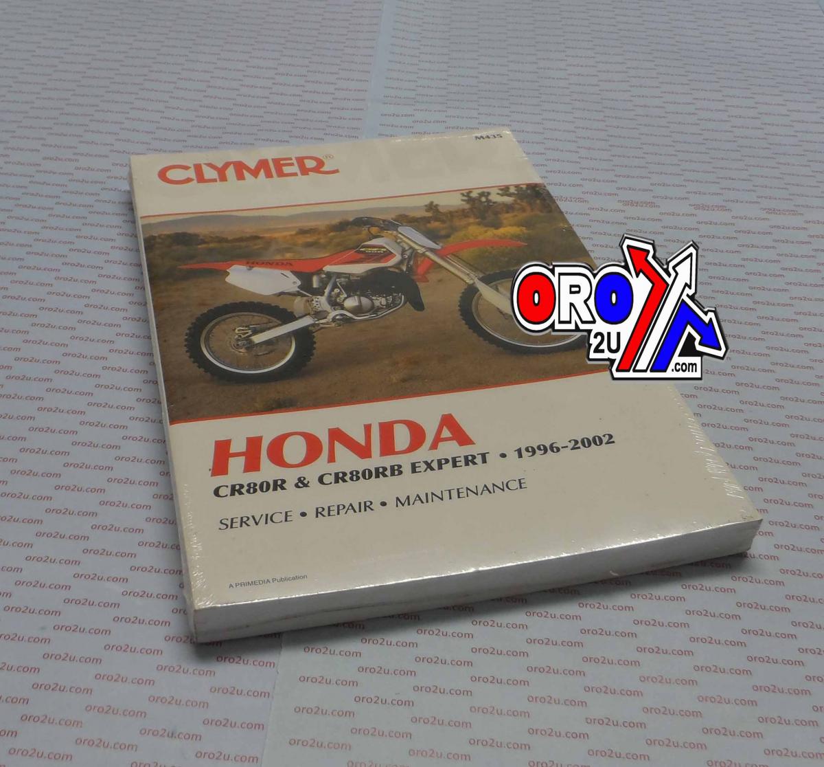 MANUAL 97-02 CR80 HONDA CLYMER CM-435