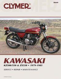 MANUAL Kawasaki KZ500 / 550, CLYMER M499 REPAIR Maintenance