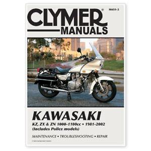 MANUAL Kawasaki KZ, ZX & ZN, CLYMER M451 REPAIR Maintenance