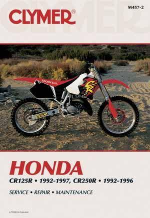 MANUAL CR125,250 1992-96, CLYMER