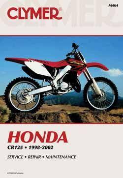 MANUAL CR125 1998-2002 CLYMER