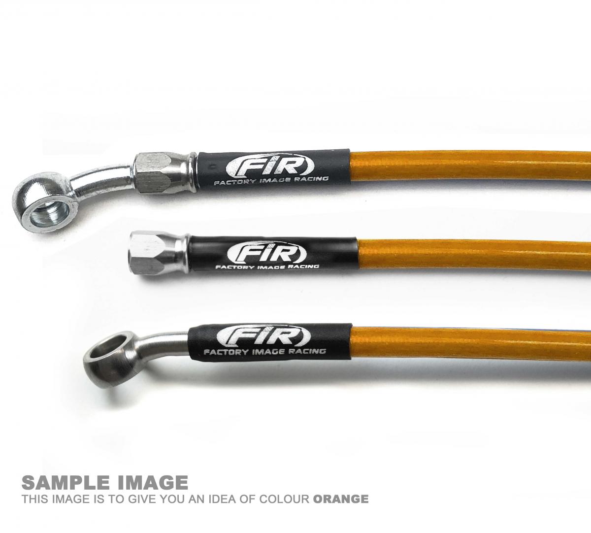 HOSE REAR BRAKE ORANGE / BLK KTM EXC/MXC 125/525 00-03