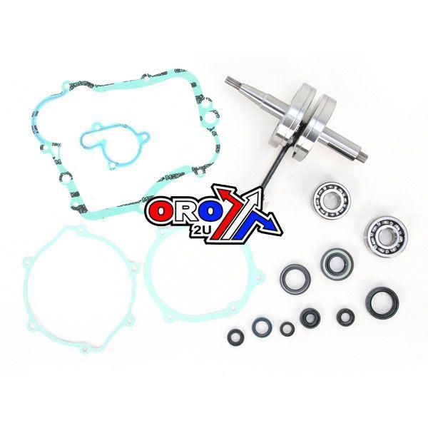 CRANKSHAFT BOTTOM KIT 02-18 YZ85, WISECO WPC123 YAMAHA, WITH GASKETS AND BEARINGS