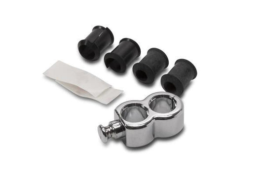 DUAL CABLE HOLDER CHROME, MOTION PRO 11-0050, MP11-0050