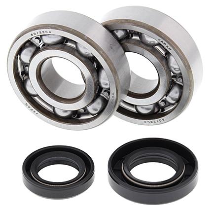 CRANKSHAFT BEARING & SEAL KIT, ALLBALLS 24-1002 CR80R CR85R