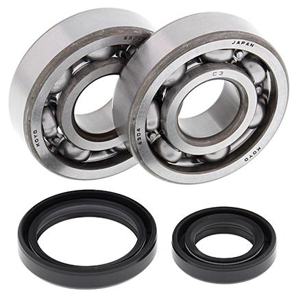 CRANKSHAFT BEARING & SEAL KIT, ALLBALLS 24-1014 RM80 RM85