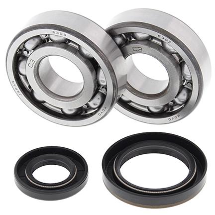 CRANKSHAFT BEARING & SEAL KIT, ALLBALLS 24-1019 RM250 89-93