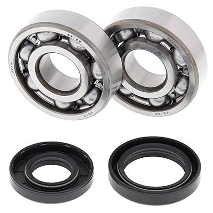 CRANKSHAFT BEARING & SEAL KIT, ALLBALLS 24-1025 YZ125 01-04