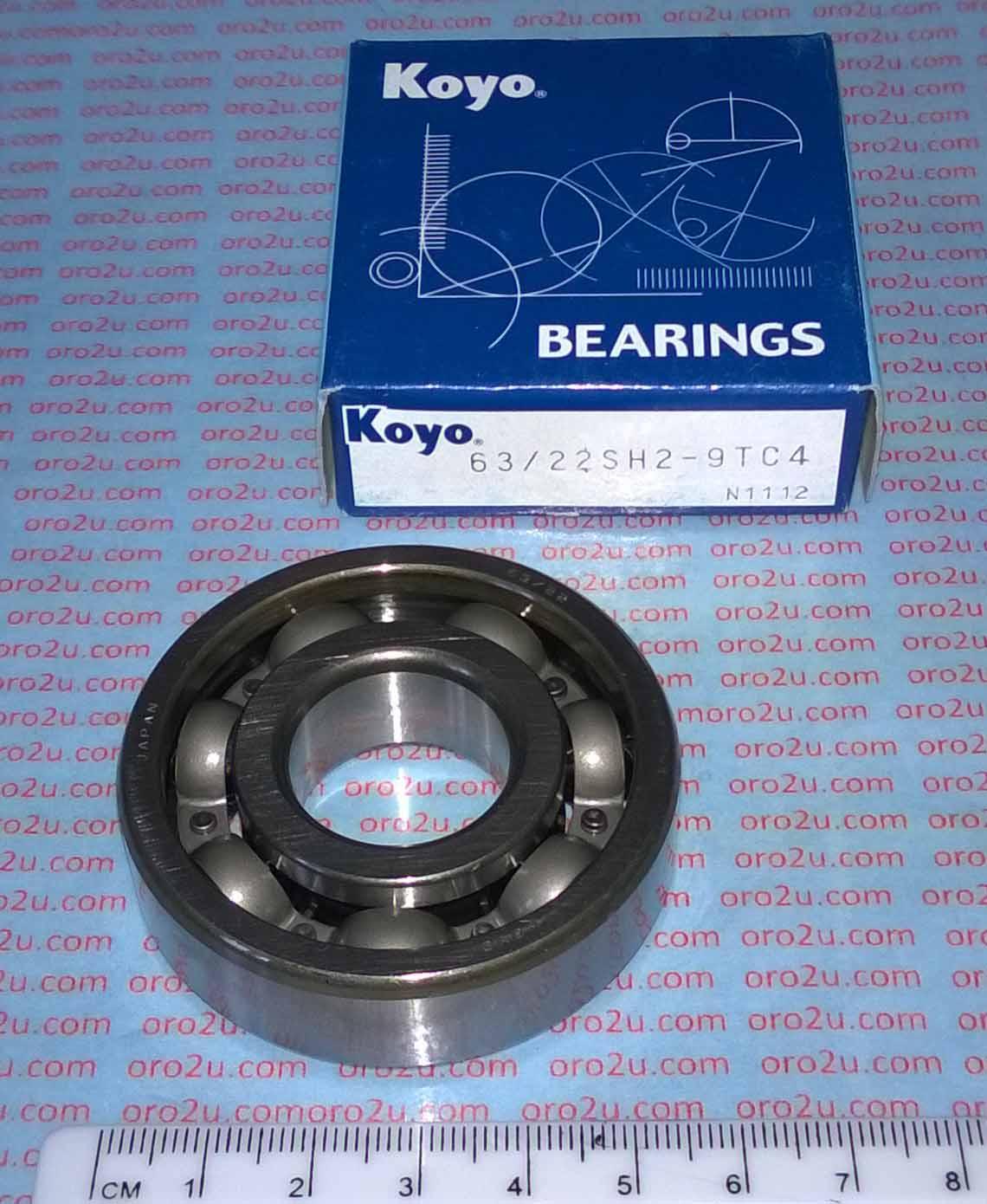 BEARING 63/22SH2-9TC4 KOYO, 22x56x16 Yamaha crankshafts, BEA402