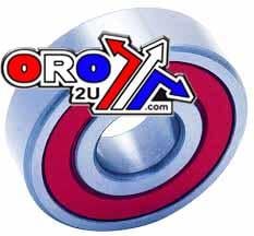 BEARING 608 C3 2RS 8x22x7 RDA, 608-2RDA RED RUBBER SEALED