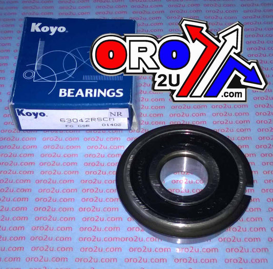 BEARING 6304 N 2RS GROOVED, KOYO 2-rubber seals 20x52x15