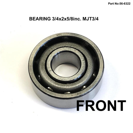 BEARING 3/4x2x11/16inc. MJT3/4, 19.05x50.80x17.46mm ROLLER TYPE