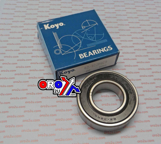 BEARING 62/32 C3 2RS KOYO, BEA168 SIZE 32x65x17mm