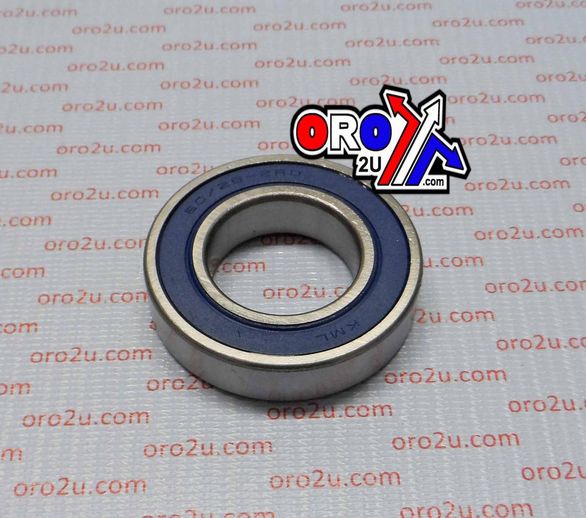 BEARING 28x52x12 2RS SEALED, ALLBALLS 60/28-2RS-QE6