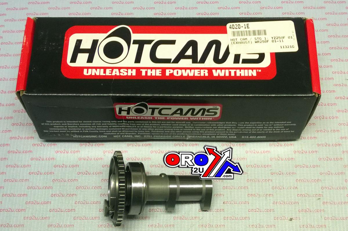 CAMSHAFT 01-13 YZF250 WR250F, EXHAUST HOT CAMS 4020-1E