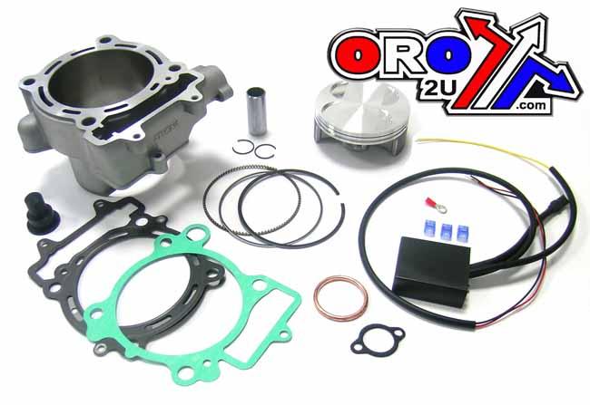 CYLINDER FULL KIT 100MM KAWASAKI KFX 450 08-14, ATHENA P400250100010 490CC BIG BORE INCLUDES CDI, (Piston and CDI included)