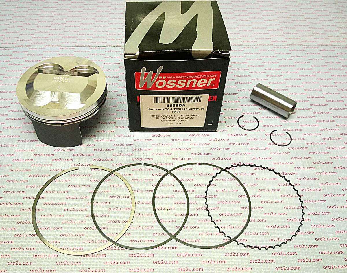 PISTON KIT HC HUSKY610 98.00, WOSSNER 8568DC HUSQVARNA