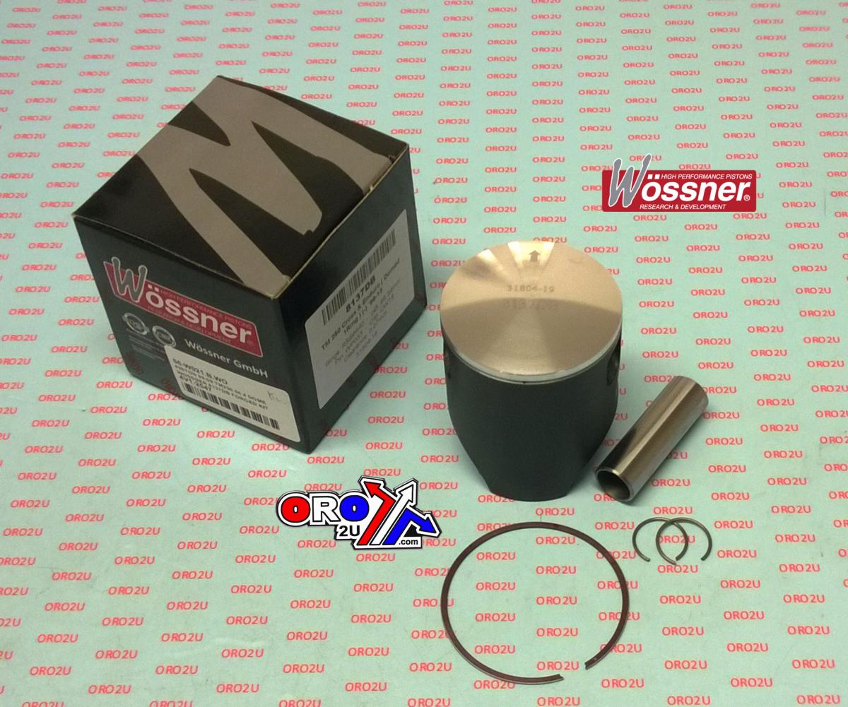 PISTON 99-09 TM250 66.4 DOME, WOSSNER 8137DD FORGED KIT, SINGLE RING