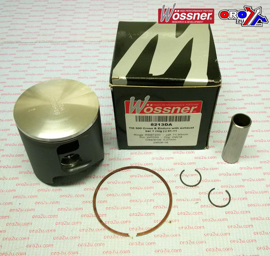PISTON KIT 01-16 TM300 72.00, FORGED WOSSNER 8213DB