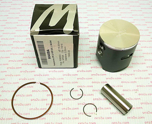 PISTON KIT HUSKY 125 56.00mm, WOSSNER 8040DA, 92-94 CR125 WR125 HUSQVARNA