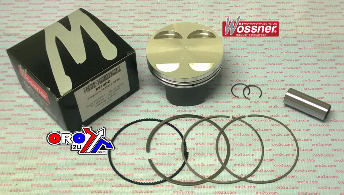 PISTON KIT C 96-98 TE410 91.50, WOSSNER 8514DC HUSQVARNA