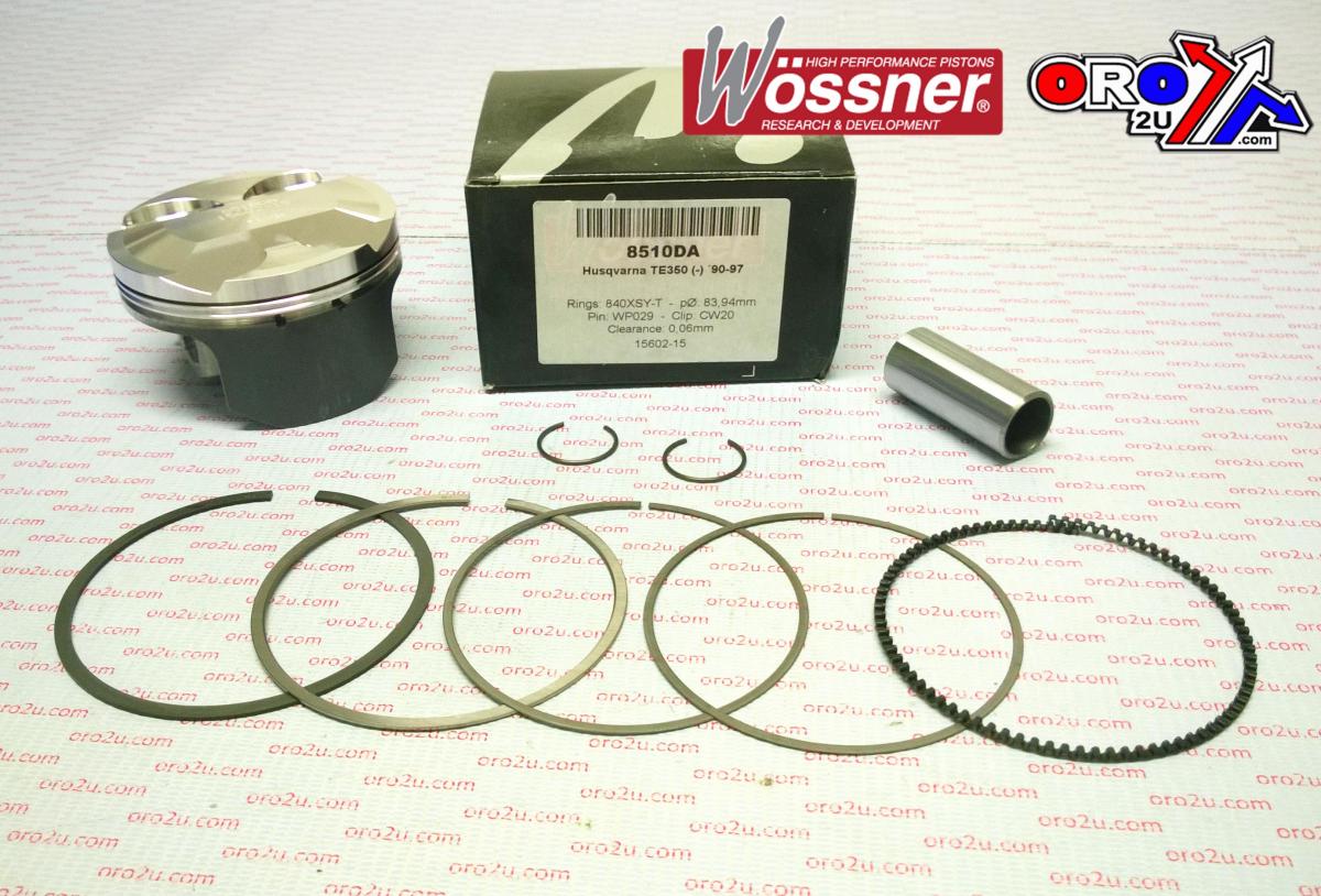 PISTON KIT HUSKY 90-97 350 84, WOSSNER 8510DA HUSQVARNA