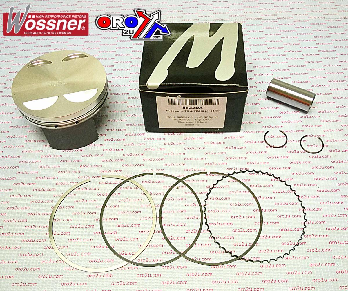 PISTON KIT 91-98 610 102.00, WOSSNER 8522D400 HUSQVARNA