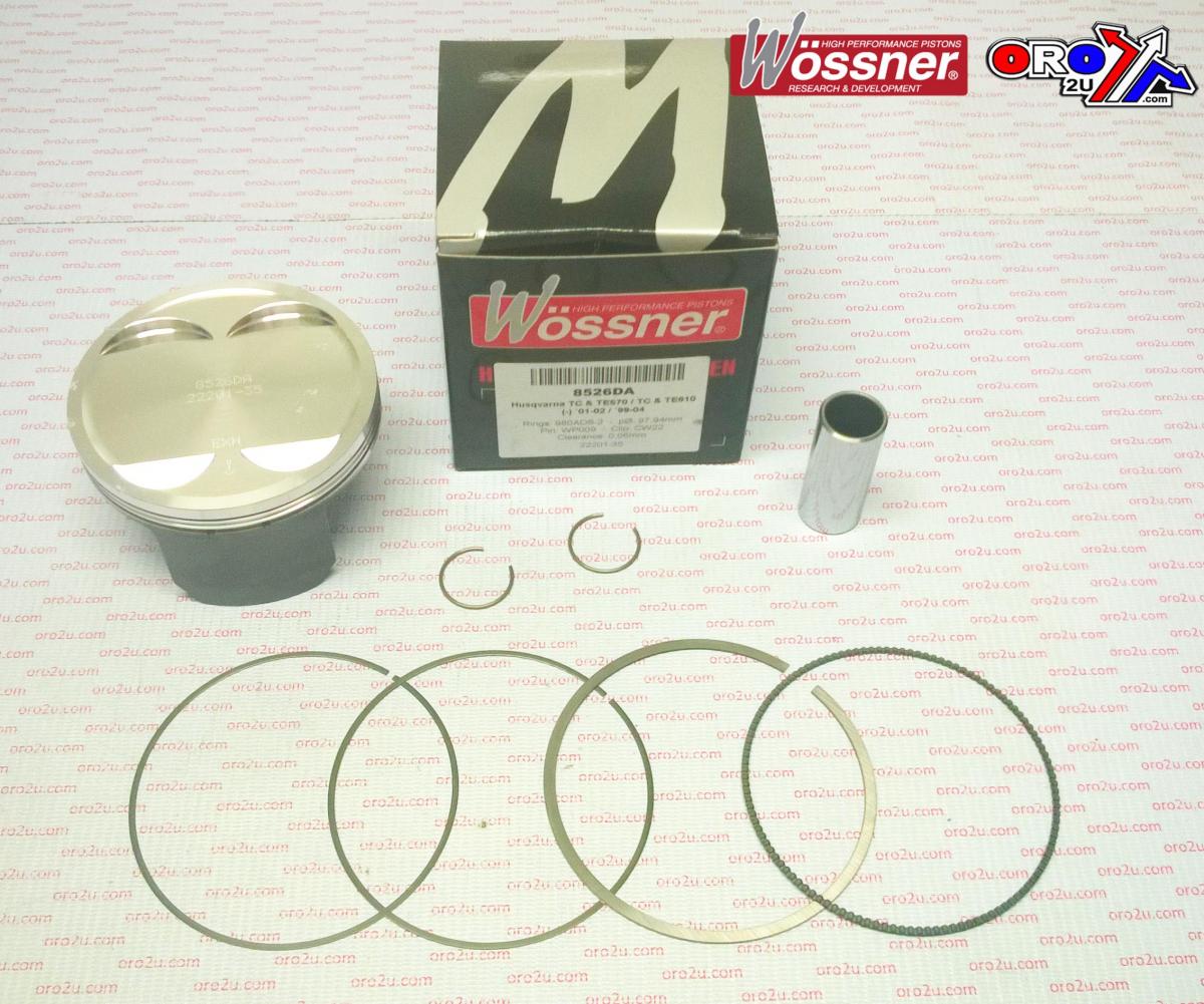 PISTON KIT 99-04 610 98.00 C, WOSSNER 8526DC HUSQVARNA