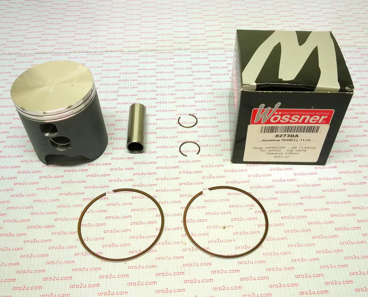 PISTON KIT 11-14 TE300 HUSAB, HUSABERG WOSSNER 8273DB