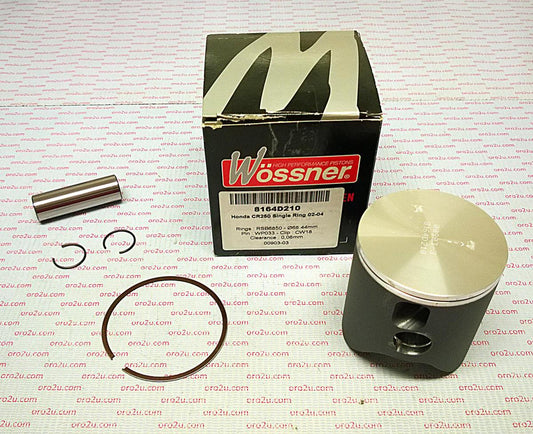 PISTON 02-04 CR250 68.50 1RING, WOSSNER 8164D210 FORGED KIT