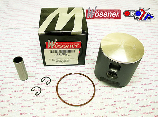 PISTON 73-81 MAICO 400 77.00, FORGED WOSSNER 8047DA KIT