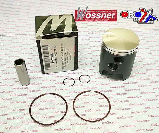PISTON KIT 86-05 KMX125 56.00, FORGED WOSSNER 8007D200