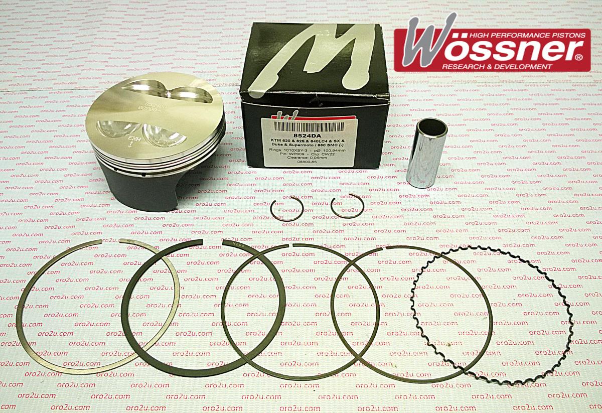 PISTON 94-08 KTM620 640 101 A, FORGED WOSSNER KIT 8524DA