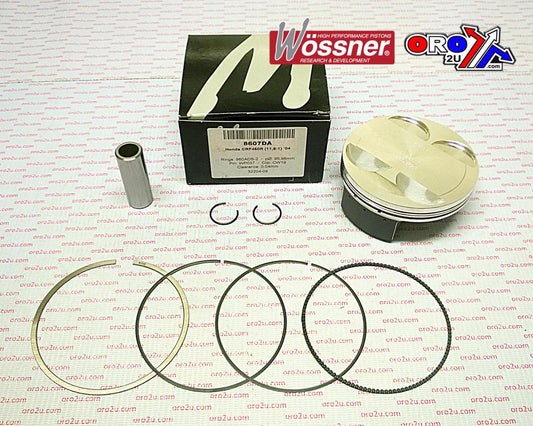 PISTON KIT 2004 CRF450 96mm, FORGED WOSSNER KIT 8607DA, 13110-MEN-730