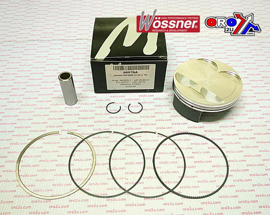 PISTON KIT 2004 CRF450 96mm, FORGED WOSSNER KIT 8607DB