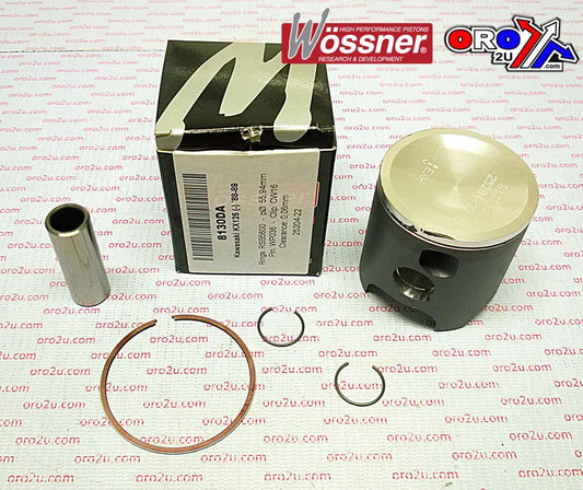 PISTON KIT 88-89 KX125 56.00, FORGED WOSSNER 8130DC