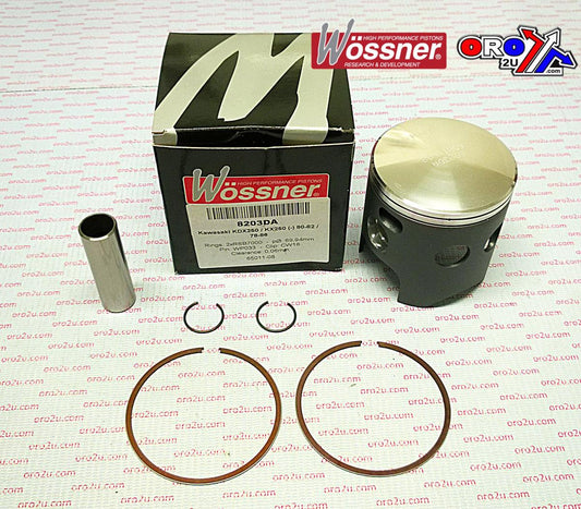 PISTON KIT 80-84 KDX250 70.50, FORGED WOSSNER 8203D050, KAWASAKI KX250 78-81